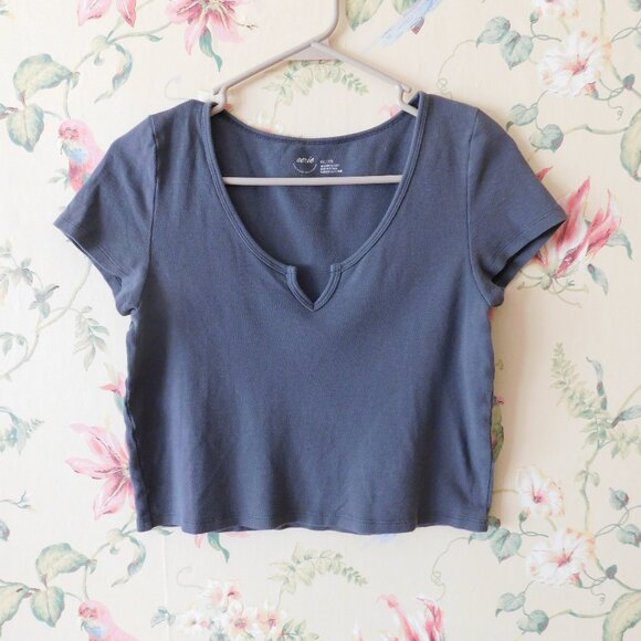 🦔🐾aerie Worn Vibe Vintage Crop Top🦔🐾 - Picture 5 of 10